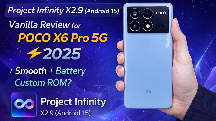 Project Infinity X2.9 for Poco X6 Pro 5G